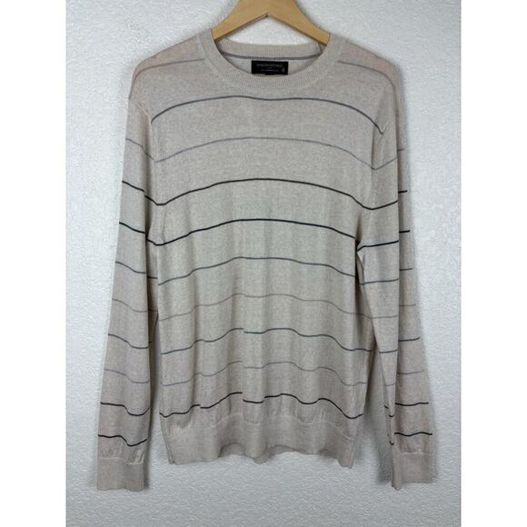 Banana‎ Republic Merino Wool Men’s Sweater Size Large Preppy Grandpacore Grandpa - Picture 1 of 7